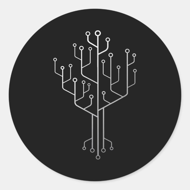 Adesivo Tecnologia de Engenheiro de Codificador de Árvore  (Frente)