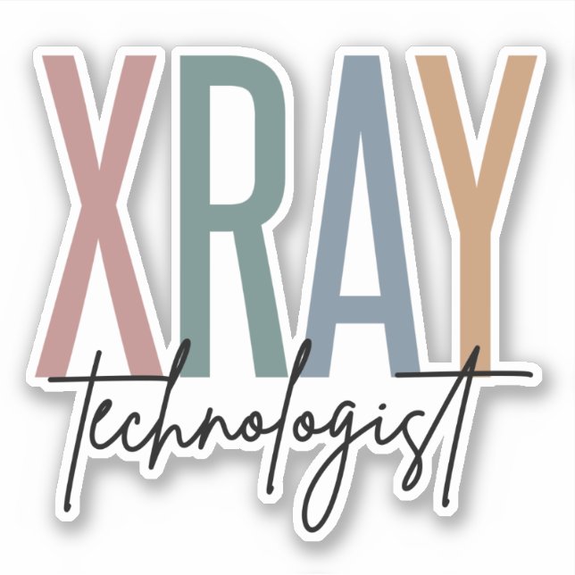 Adesivo Tecnologia de raios X da Xray Tech Multicolor (Frente)
