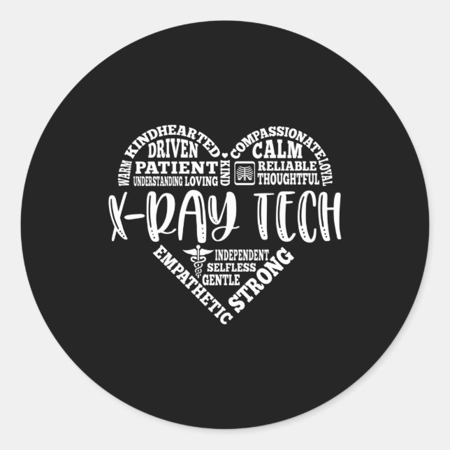Adesivo Tecnologia de raios X, tecnólogo Xray (Frente)