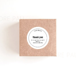 Adesivo Tecnologia de Tipografia Retroativa Obrigado Stick