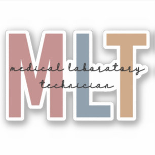 Adesivo Tecnologia Médica do Laboratório Médico MLT