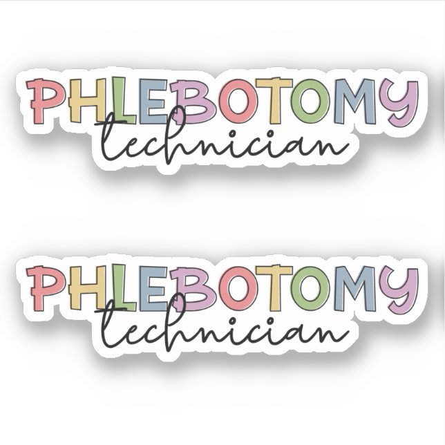 Adesivo Tecnologia Phlebotomy PBT Phlebotomy Tech (Frente)