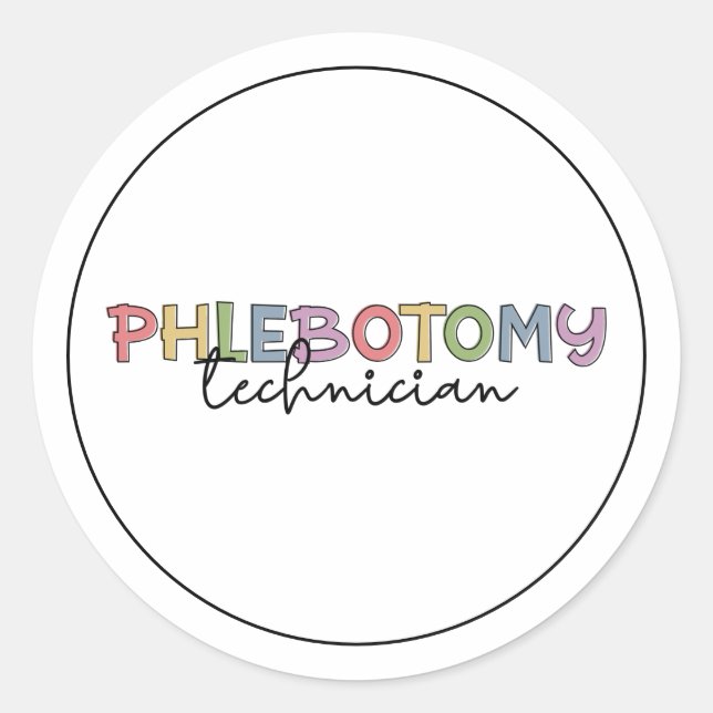 Adesivo Tecnologia Phlebotomy PBT Phlebotomy Tech (Frente)