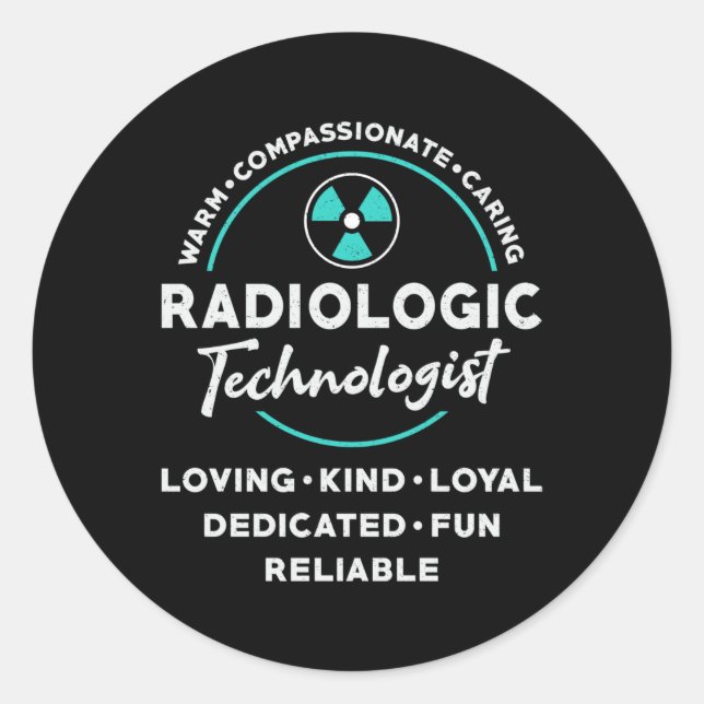 Adesivo Tecnologia Radiológica Radiológica Tecnologia Xray (Frente)