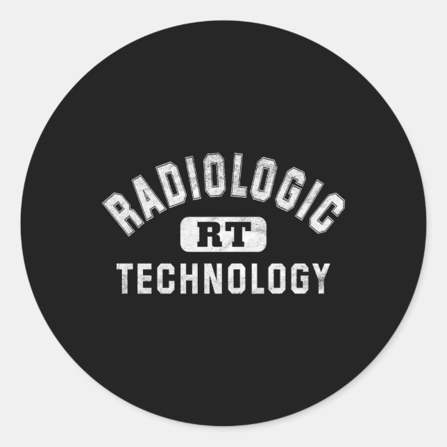 Adesivo Tecnologia Radiológica Rt Rad Tech (Frente)