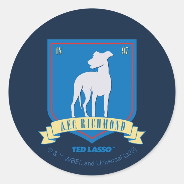 Adesivo Ted Lasso | AFC Richmond Team Logo (Frente)