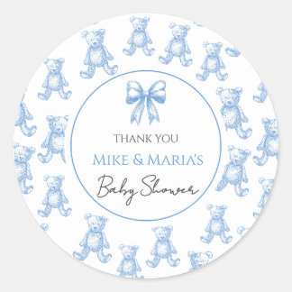 Adesivo Teddy bear baby shower Sticker