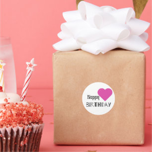 Adesivo Teddy Bear Happy Birday
