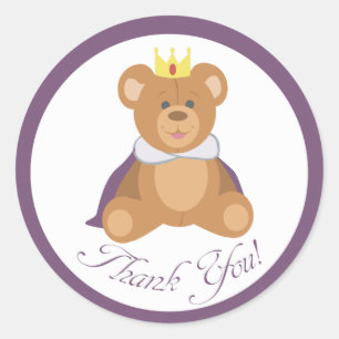 Adesivo Teddy Bear Prince (Obrigado!)