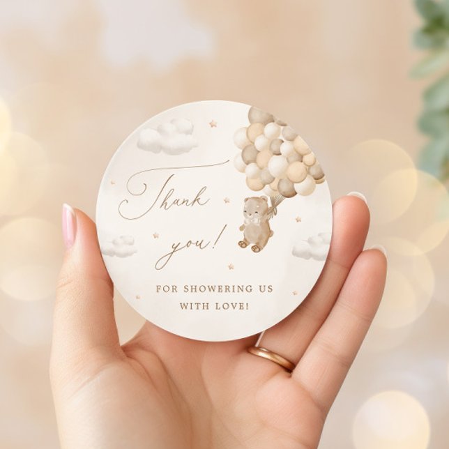 Adesivo Teddy Bear Sexo Neutro Obrigado (Criador carregado)