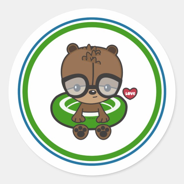Adesivo Teddy Bear Smimmy Sticker (Frente)