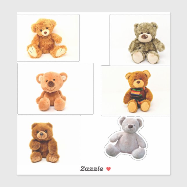 Adesivo Teddy Bears (Folha)
