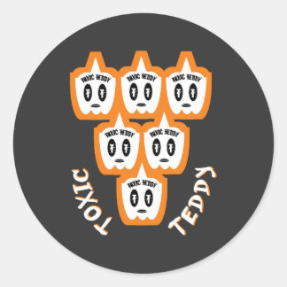 Adesivo TEDDY TÓXICO novo design