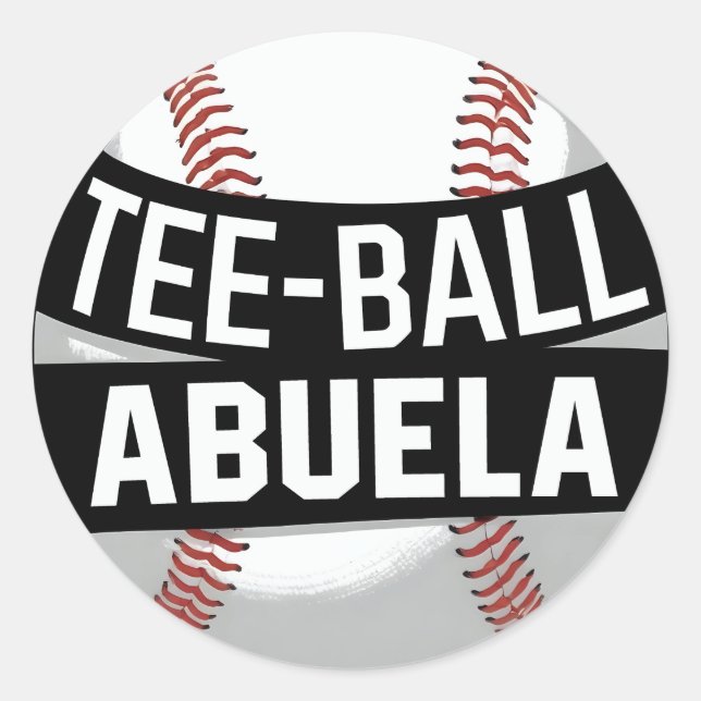 Adesivo Tee-Ball Abuela Latina Vovó Teeball (Frente)
