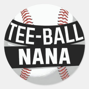 Adesivo Tee-Ball Nana Engraçado Vovó Teeball