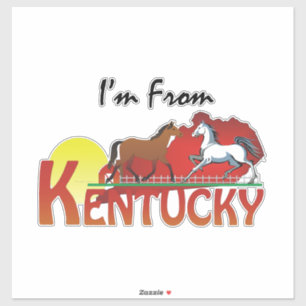 Adesivo TEE Eu sou de Kentucky