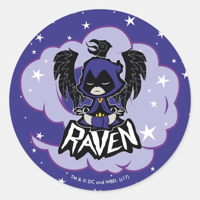 Adesivo Teen Titans Go! | Ataque a Raven (Frente)