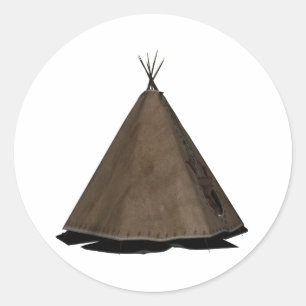 Adesivo teepee do nativo americano