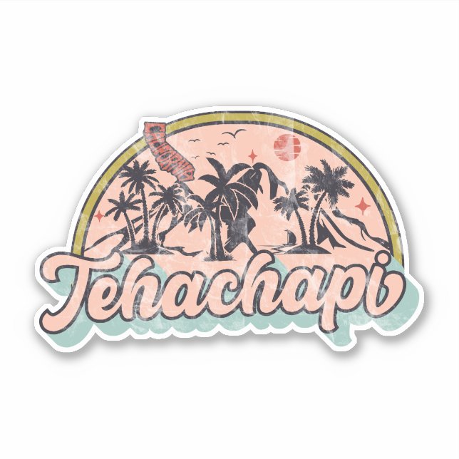 Adesivo Tehachapi, Califórnia (Frente)