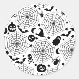 Adesivo Teias de Aranha Spooky Halloween