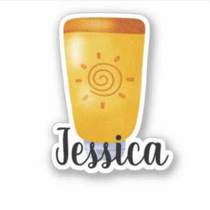 ADESIVO TELA DO SOL DE NOME PERSONALIZADO