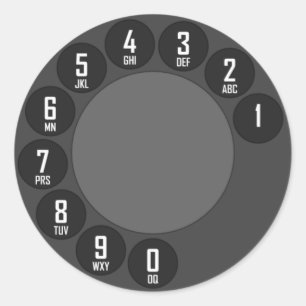 Adesivo Telefone velho da forma