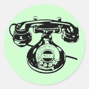 Adesivo Telefone Vintage