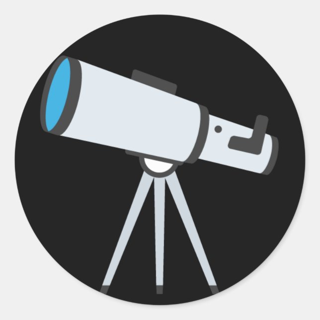 Adesivo Telescope Emoji (Frente)