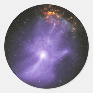Adesivo Telescópios de raios X - Mão Cosmica Fantástica