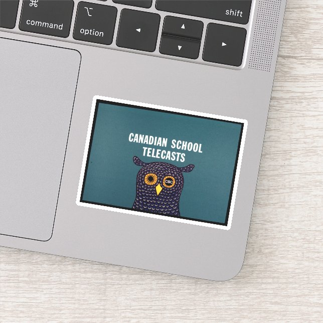 Adesivo Televisão Escolar Canadense (Detalhe)