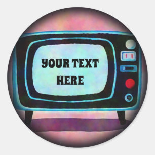 Adesivo Televisão Retro