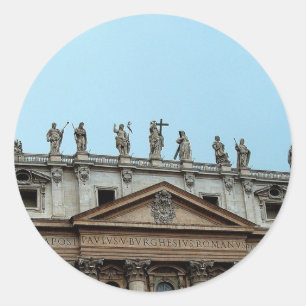 Adesivo Telhado de Rua. Basilica de Peter em Roma, Itália