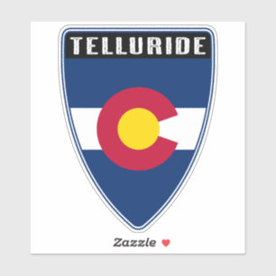 Adesivo Telluride Colorado Shield