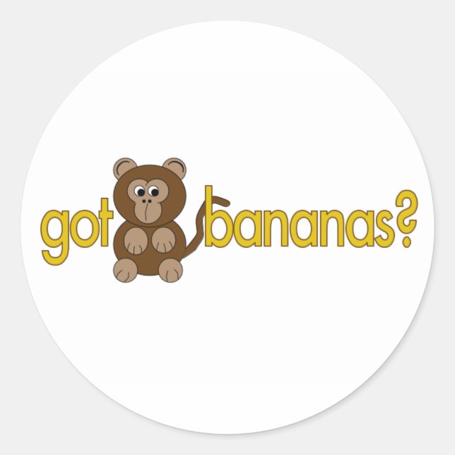 Adesivo Tem bananas? (Frente)