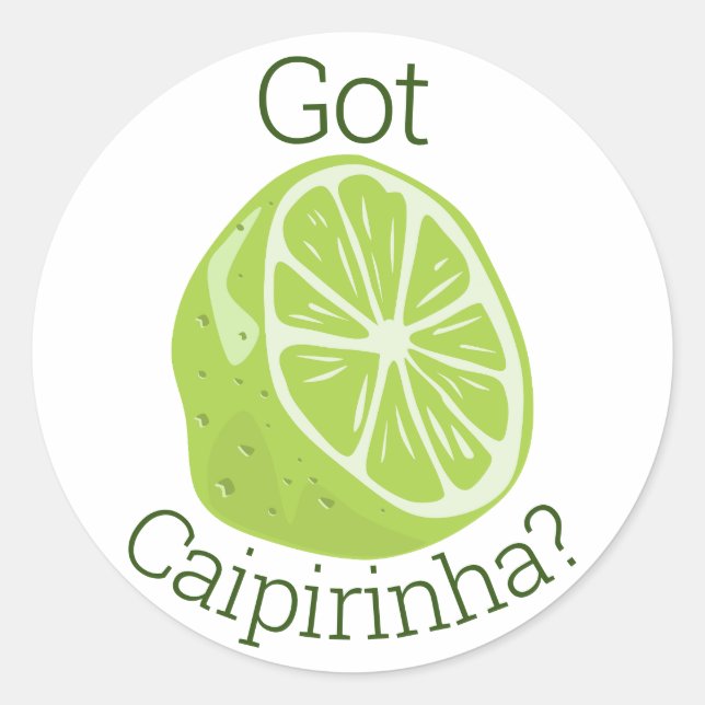 Adesivo Tem Caipirinha? (Frente)