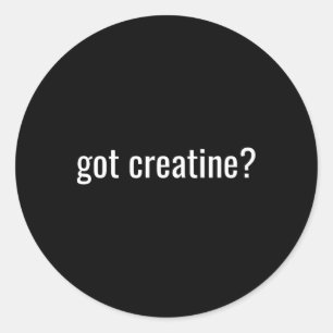 Adesivo Tem Creatina Creatina Engraçado Musculação