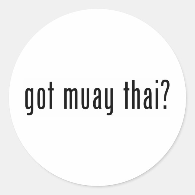 Adesivo tem muay thai? (Frente)