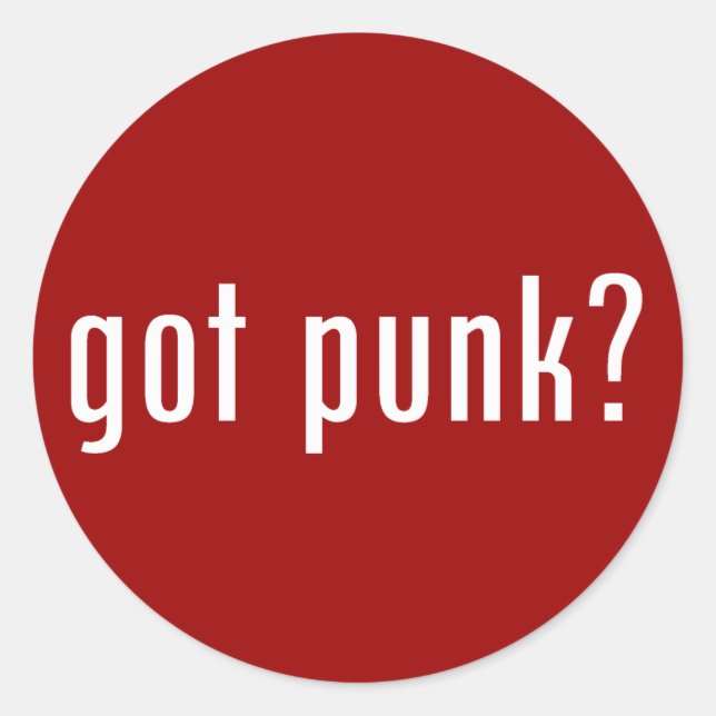Adesivo tem punk? (Frente)