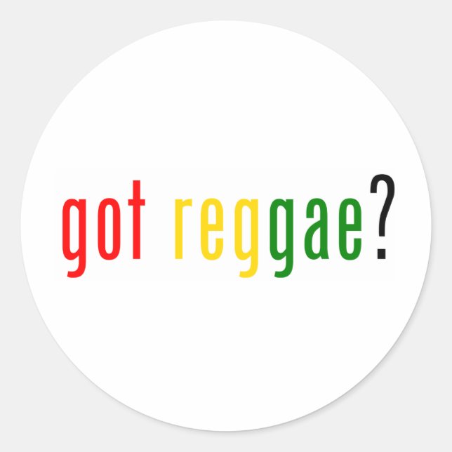 Adesivo tem reggae? (Frente)