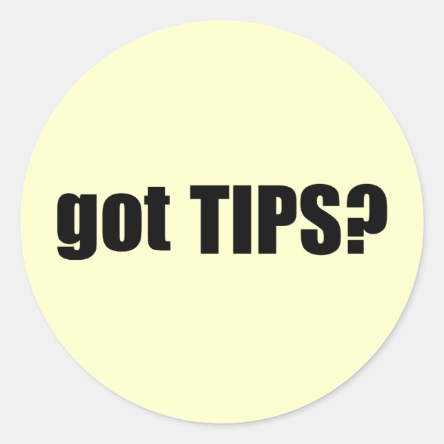 Adesivo tem TIPS? (Frente)