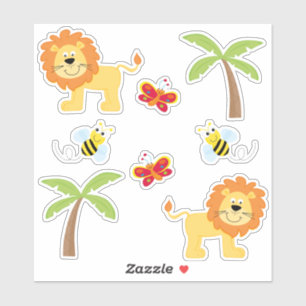 Adesivo Tema Animal Safari