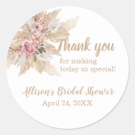 Adesivo Tema Boho Obrigado Chás de panela