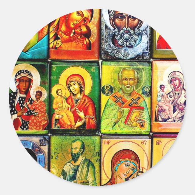 Adesivo Tema Cristão Vinheta Religiosa (Frente)