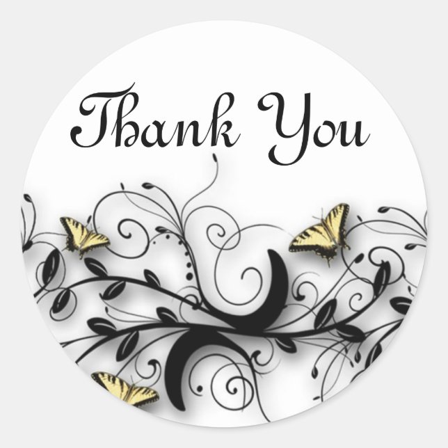 Adesivo Tema da borboleta (Frente)