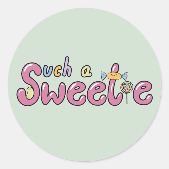 Adesivo Tema de Doces Kawaii (Frente)