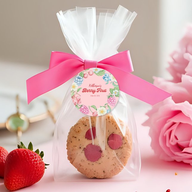 Adesivo Tema de Fruta de morango Berry Sweet (Criador carregado)
