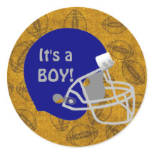 Tema de futebol do Quarterback — Chá de fraldas