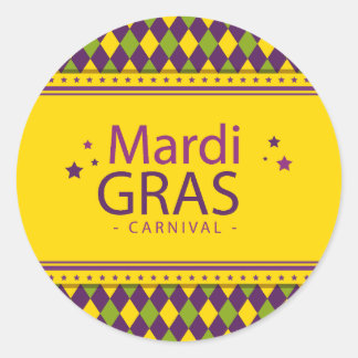 Adesivo Tema de Mardi Gras