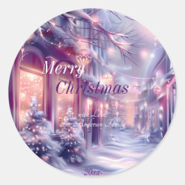 Adesivo Tema de Natal Colorido Moderno