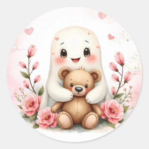 Adesivo Tema do Fantasma Ghost Halloween Chá de fraldas de